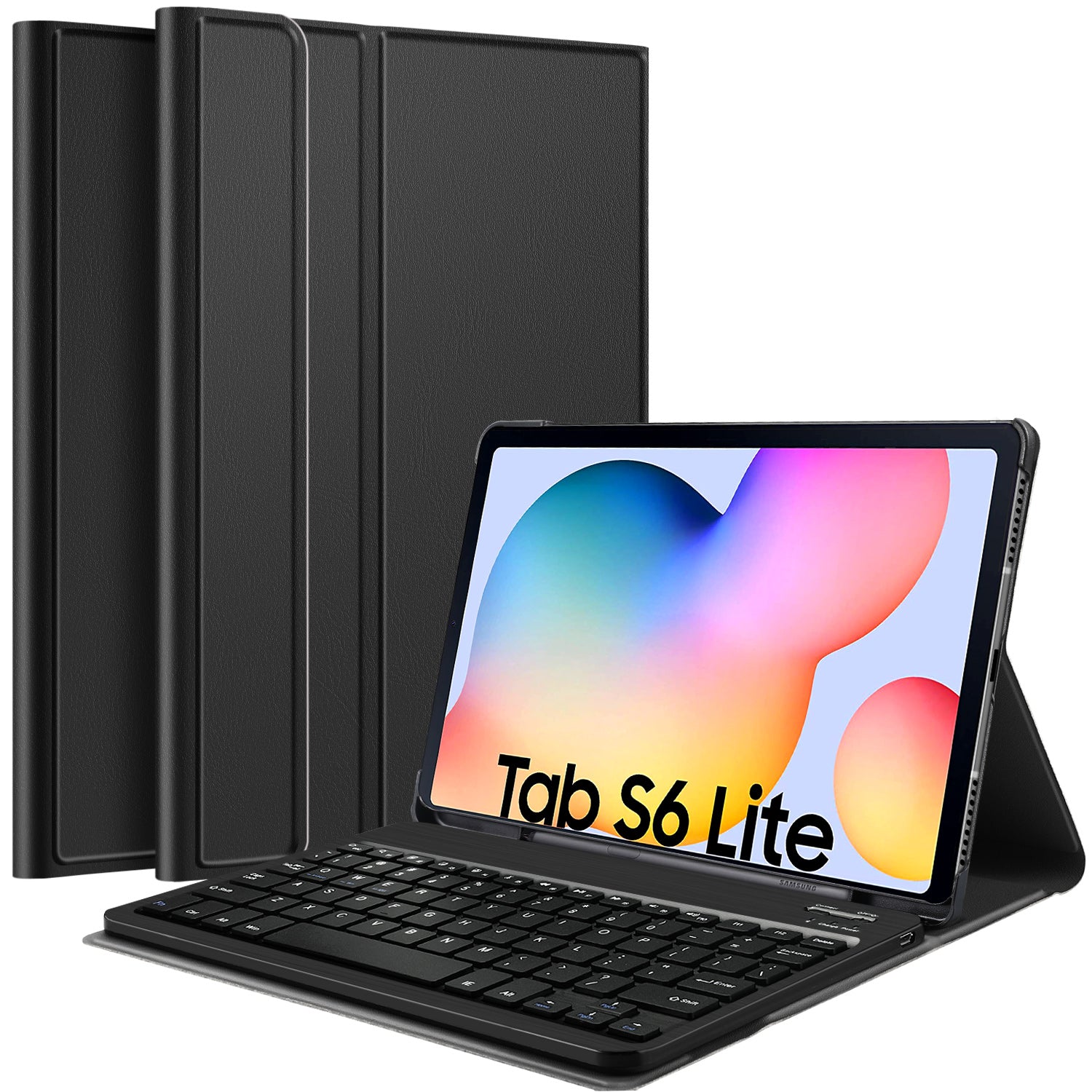Detachable Bluetooth Keyboard and Leather Case with Stylus Pen Slot for Samsung Galaxy Tab S6 Lite P610 P615 S6 Lite (2022) Detachable Bluetooth Keyboard and Leather Case with Stylus Pen Slot for Samsung Galaxy Tab S6 Lite P610 P615 S6 Lite (2022)
